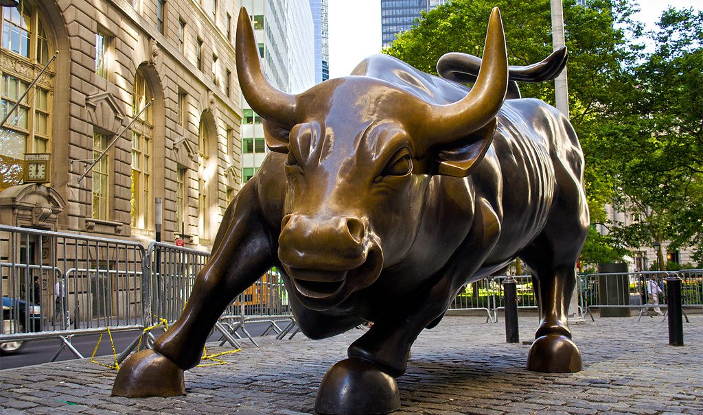 The Wall Street Bull. Photo: htmvalerio. Flickr. Some rights reserved.